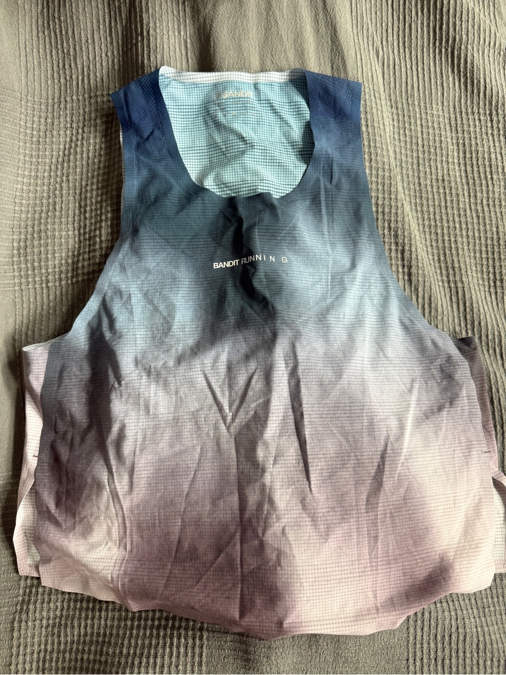 Gradient Racerback Tank Top - Blue to Pink